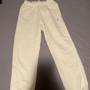 PASTEL YELLOW CHAMPION SWEATPANTS 💛💫⭐️🌙